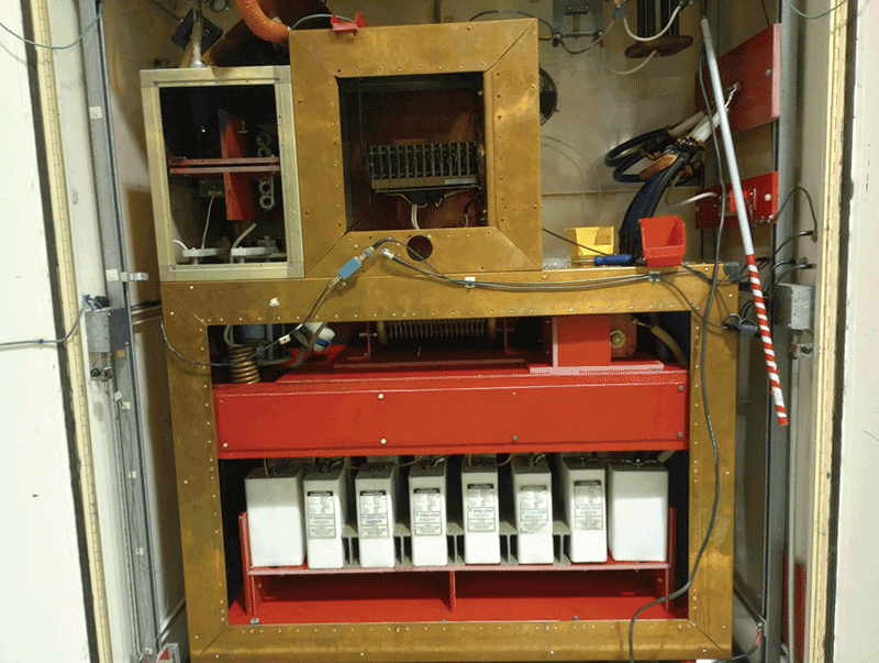 Figure 4. Klystron, high voltage DC to higher voltage pulsating DC